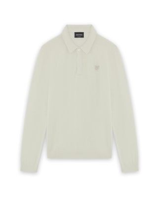 Lyle &amp; Scott LS Knitted Polo Shirt Putty KNB2300V
