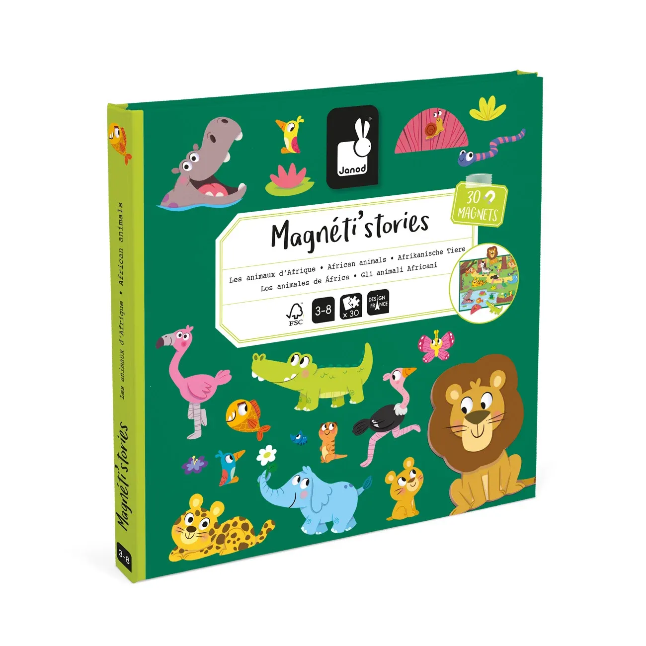 Janod Magneti Stories - Afrikaanse Dieren unknown 11.5456