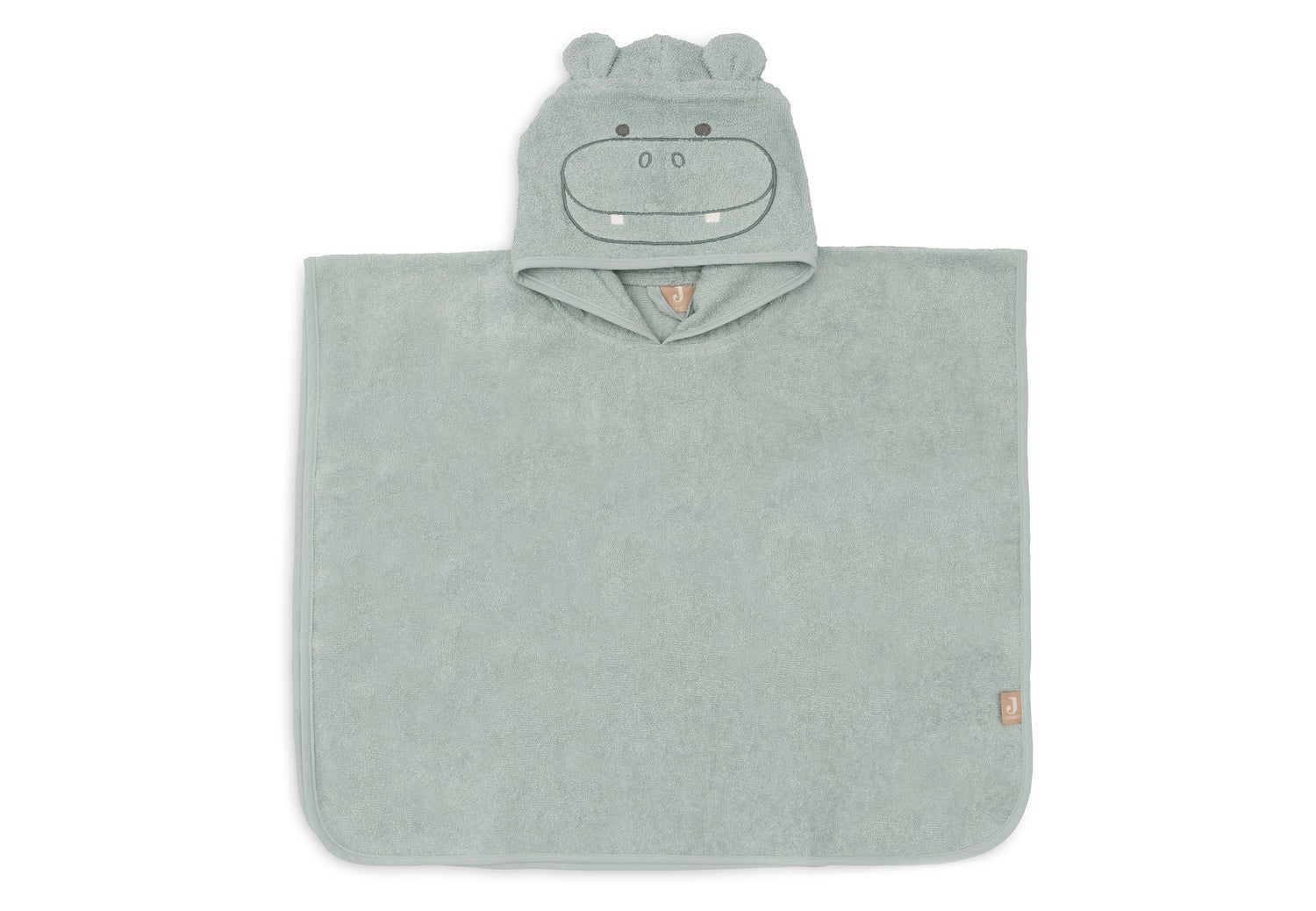 Jollein Bath Poncho - Happy Hippo Green Jollies