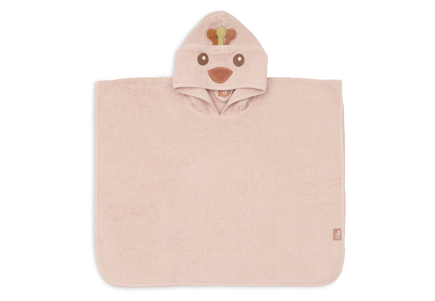 Jollein Bath Poncho - Peacock Pavie Pink