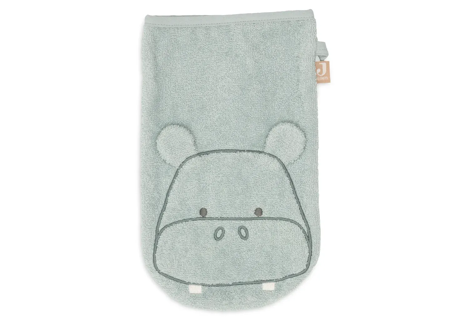 Jollein Washcloth Terry - Hippo Happy Green