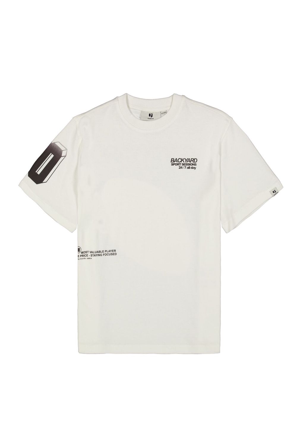 Garcia Boys T-shirt Football 53-off white S263403