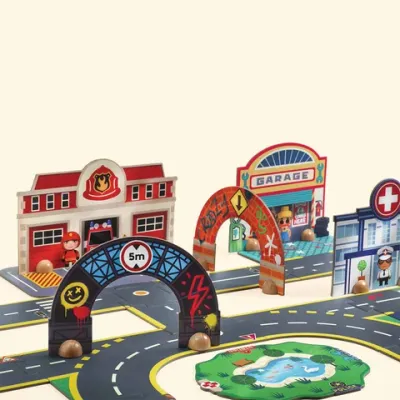 djeco Puzzle up city crazy motors  Dj05499