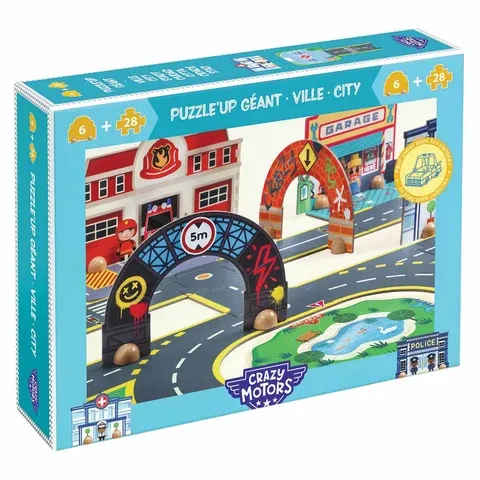 djeco Puzzle up city crazy motors  Dj05499