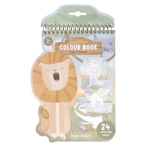 Little Dutch little dutch- colour book safari fri  PO-253184