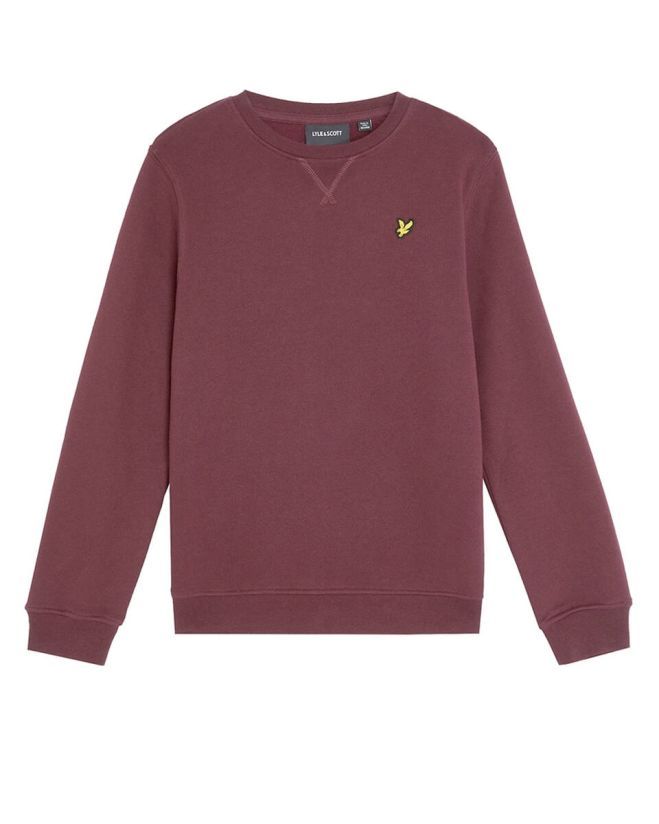 Lyle &amp; Scott Crew Neck Sweatshirt Burgundy MLB2000VB