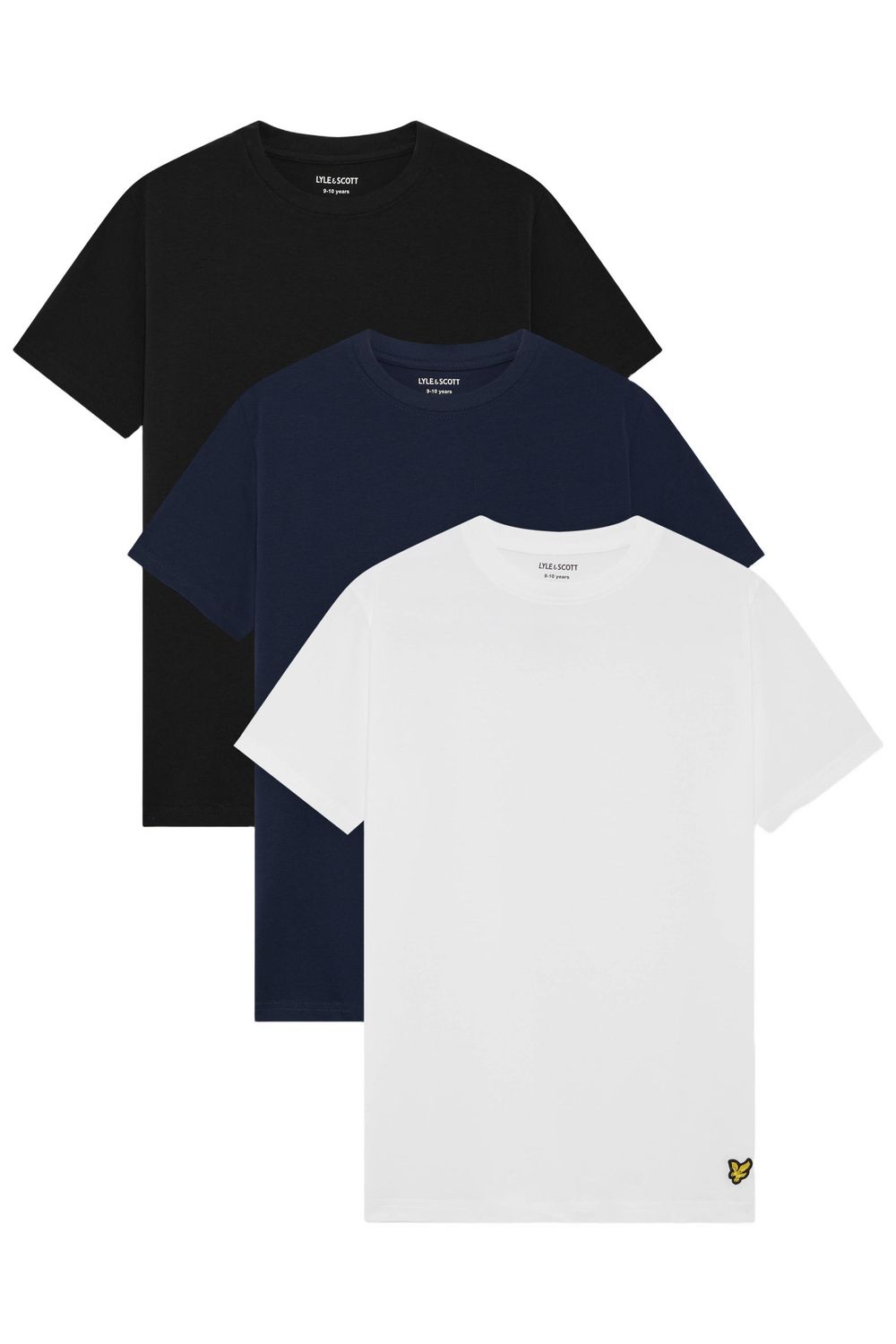 Lyle &amp; Scott 3-pack t-shirt Jet black/Navy/White 61081