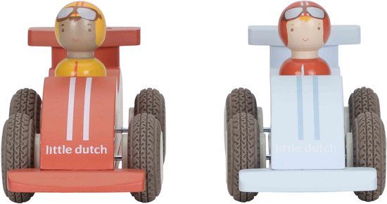 Little Dutch Houten raceauto's pullback unknown LD2526