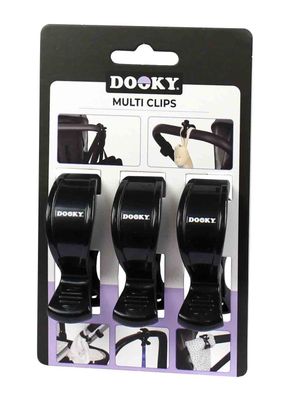 Dooky Multi clips Black 5027101
