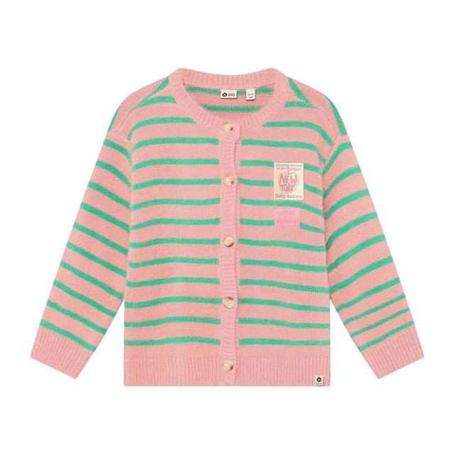 Daily Seven Knitwear Striped Cargdigan Lilas 930459