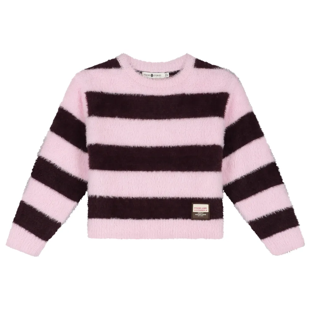 Stains &amp; Stories girls pullover Wine Red SSA26408352