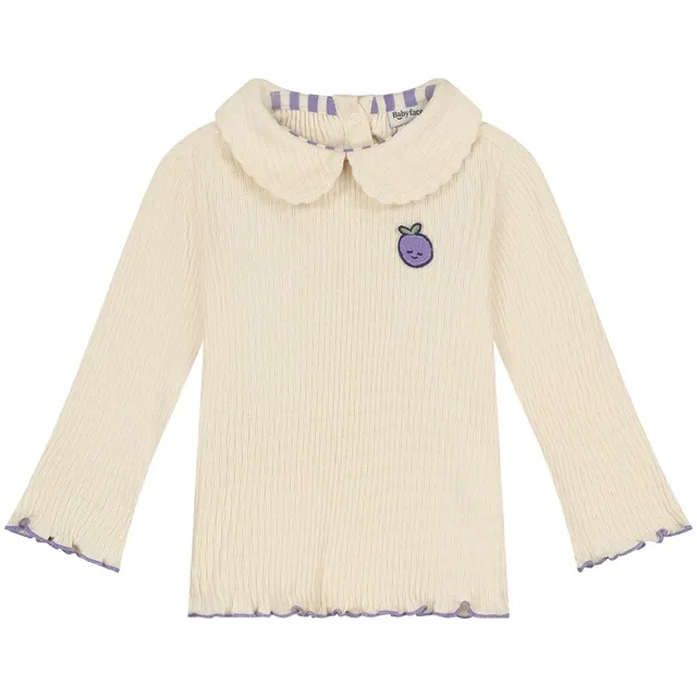 Babyface baby girls t-shirt long sleeve Cream BBE26428610