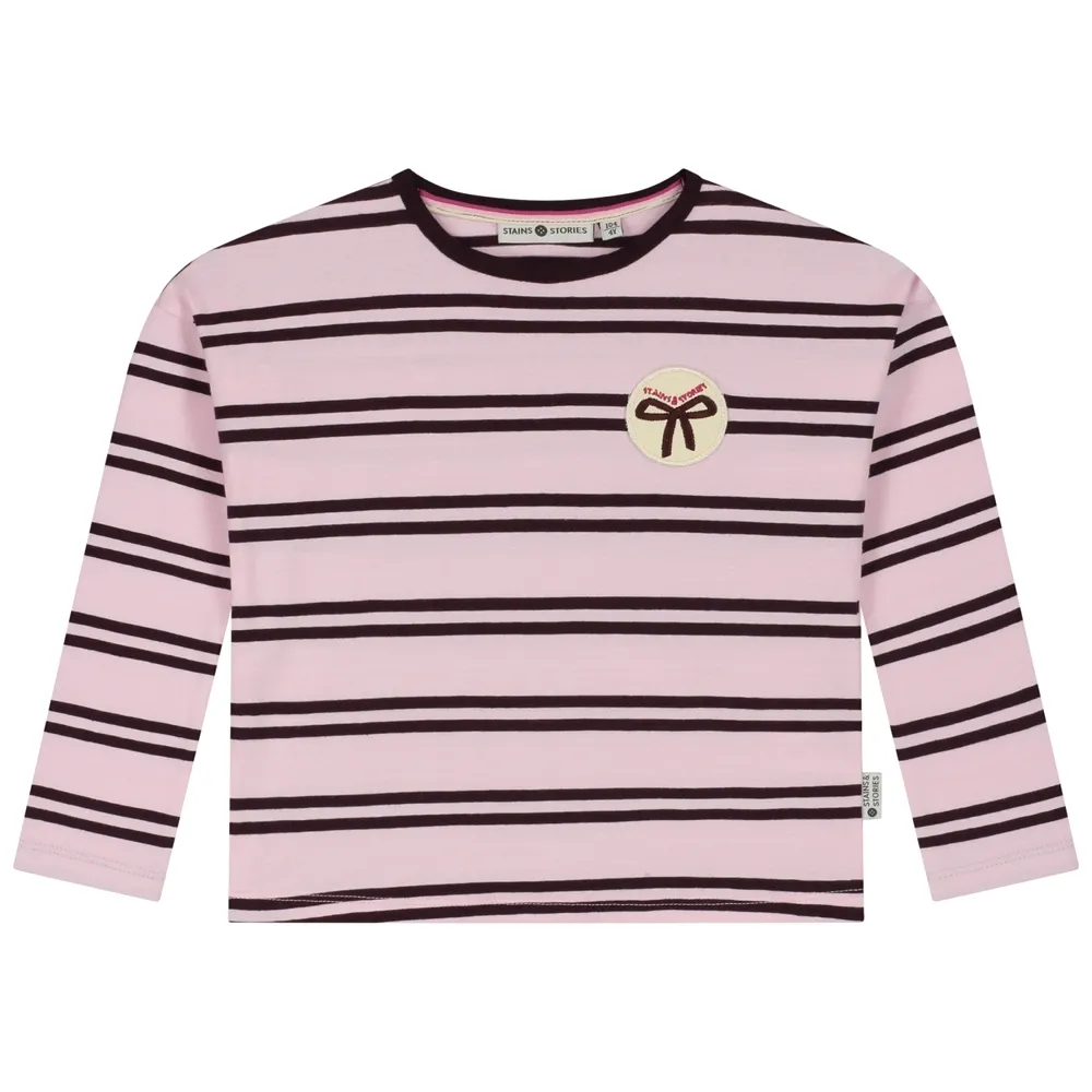 Stains &amp; Stories girls t-shirt long sleeve Pink SSA26408658