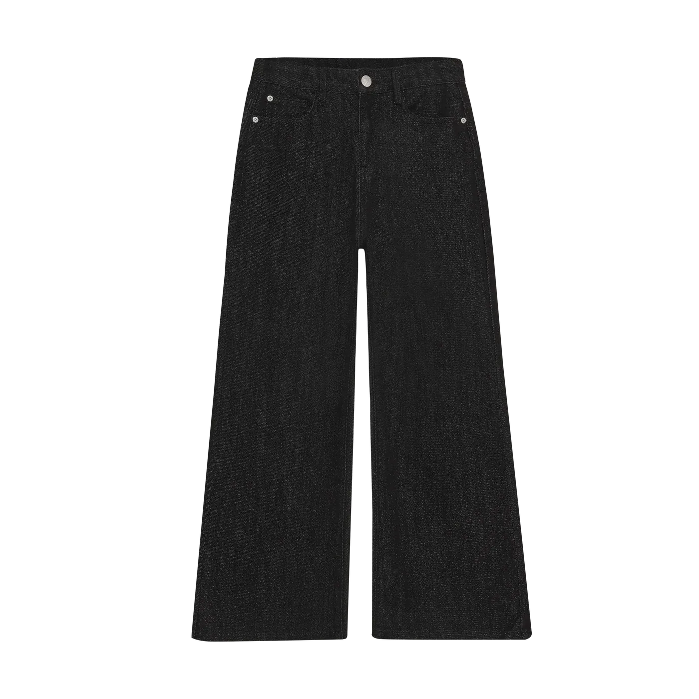 Indian Blue Jeans Extra Wide Fit Glitter Black Denim 970910