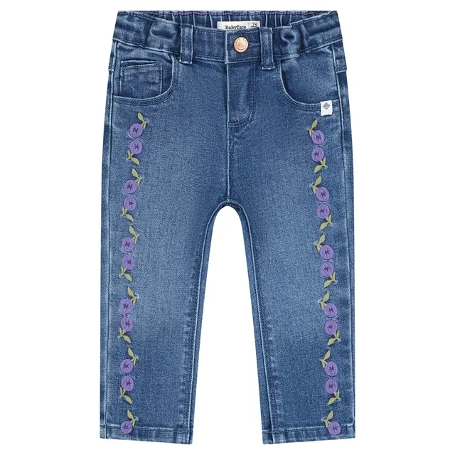 Babyface baby girls denim pants Medium blue denim BBE26428200