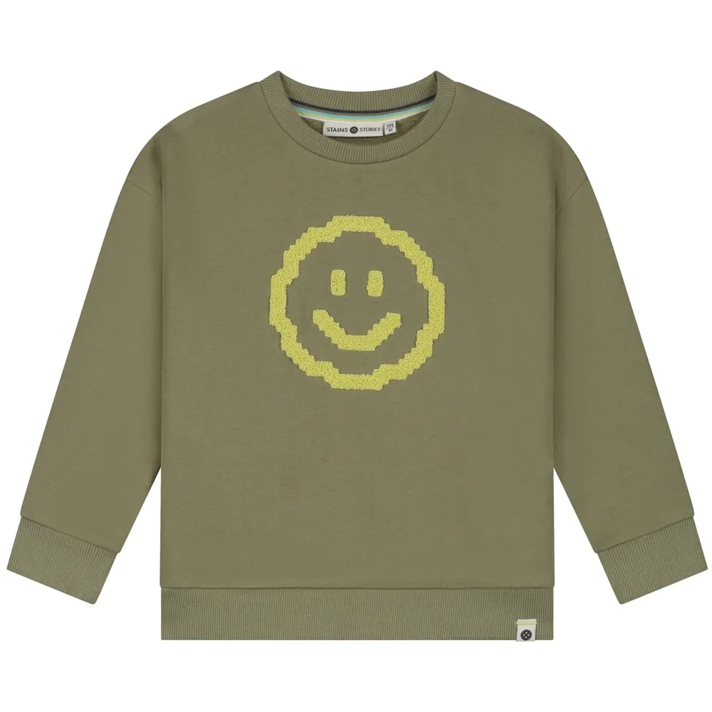 Stains &amp; Stories boys sweatshirt Army SSA26407457