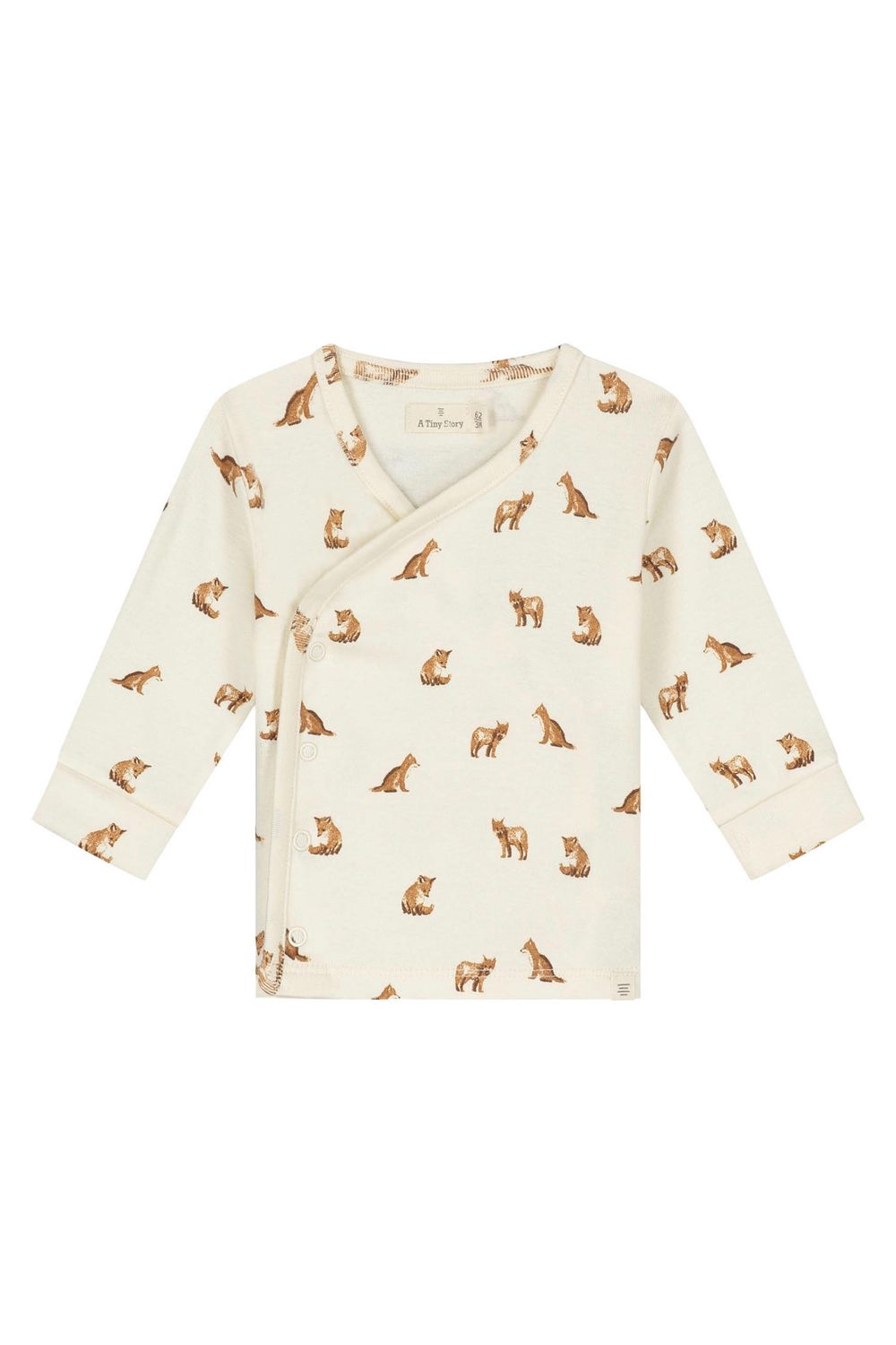 A Tiny Story baby t-shirt long sleeve Ivory TIN26429631