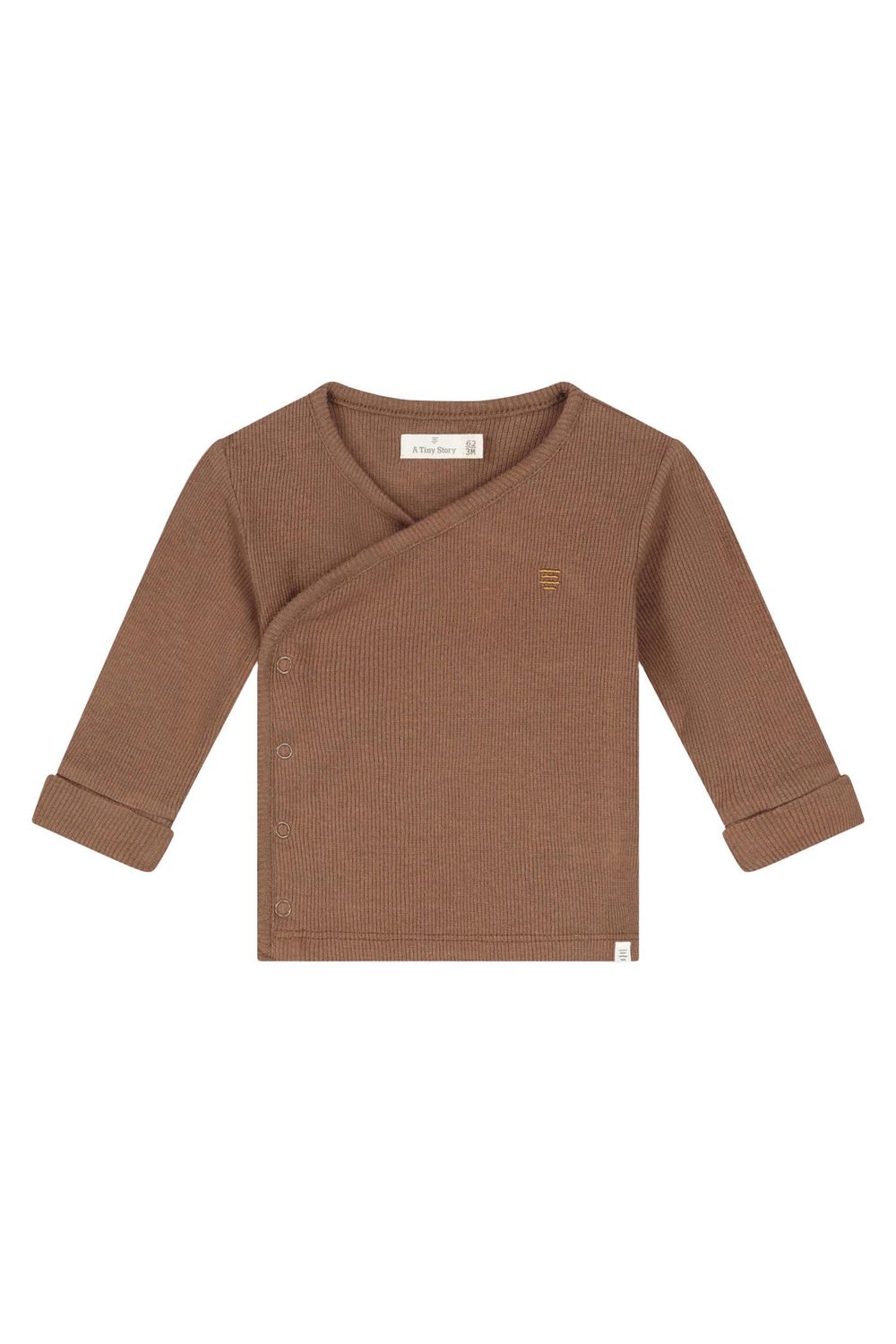 A Tiny Story baby t-shirt long sleeve Coffee TIN26429636