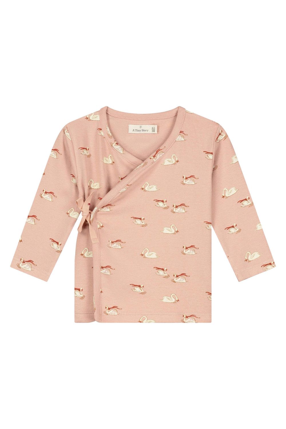 A Tiny Story baby t-shirt long sleeve Old pink TIN26429633
