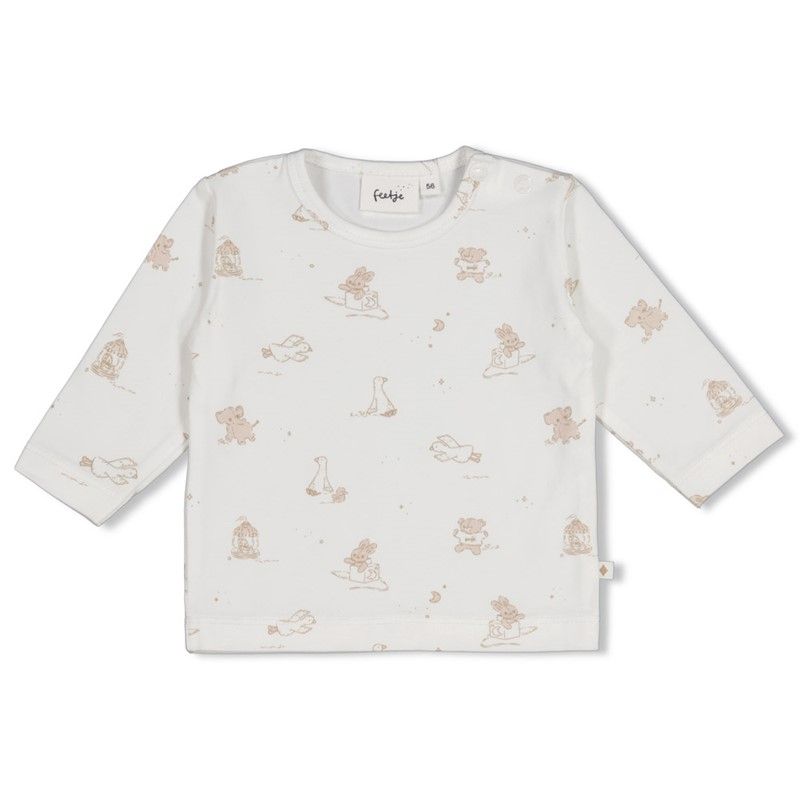 Feetje Longsleeve AOP - The Cuddle Company Offwhite 51602776