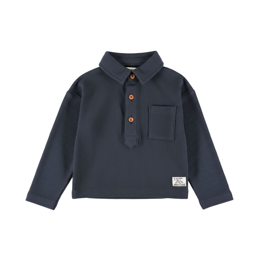 Dirkje Polo longsleeve Blueberry M60734-35