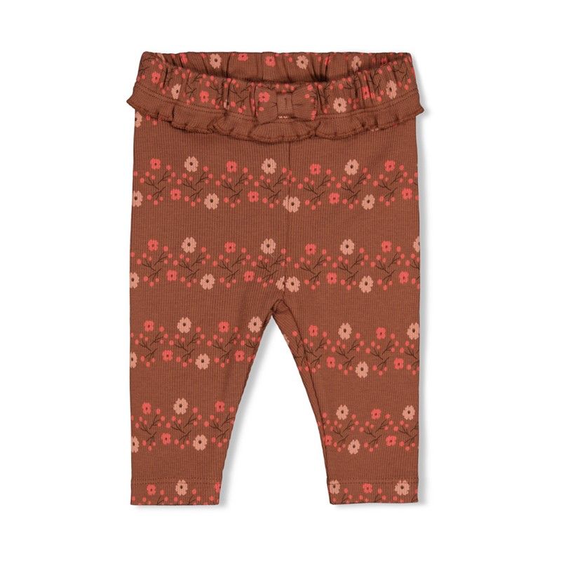 Feetje Legging rib AOP - Forest Garden Bruin 52202581