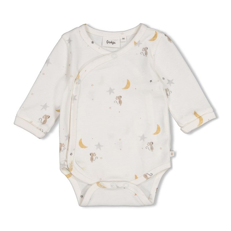 Feetje Wikkelromper AOP - Over the Moon for Offwhite 50200269