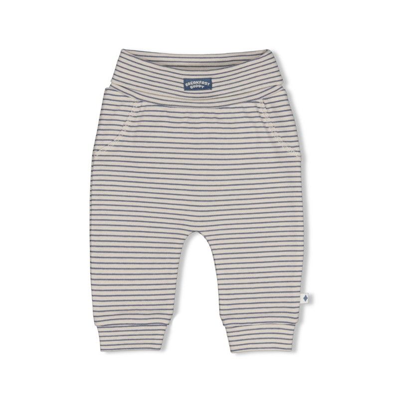 Feetje Broek rib met streep - Breakfast Bud Blauw 52202562