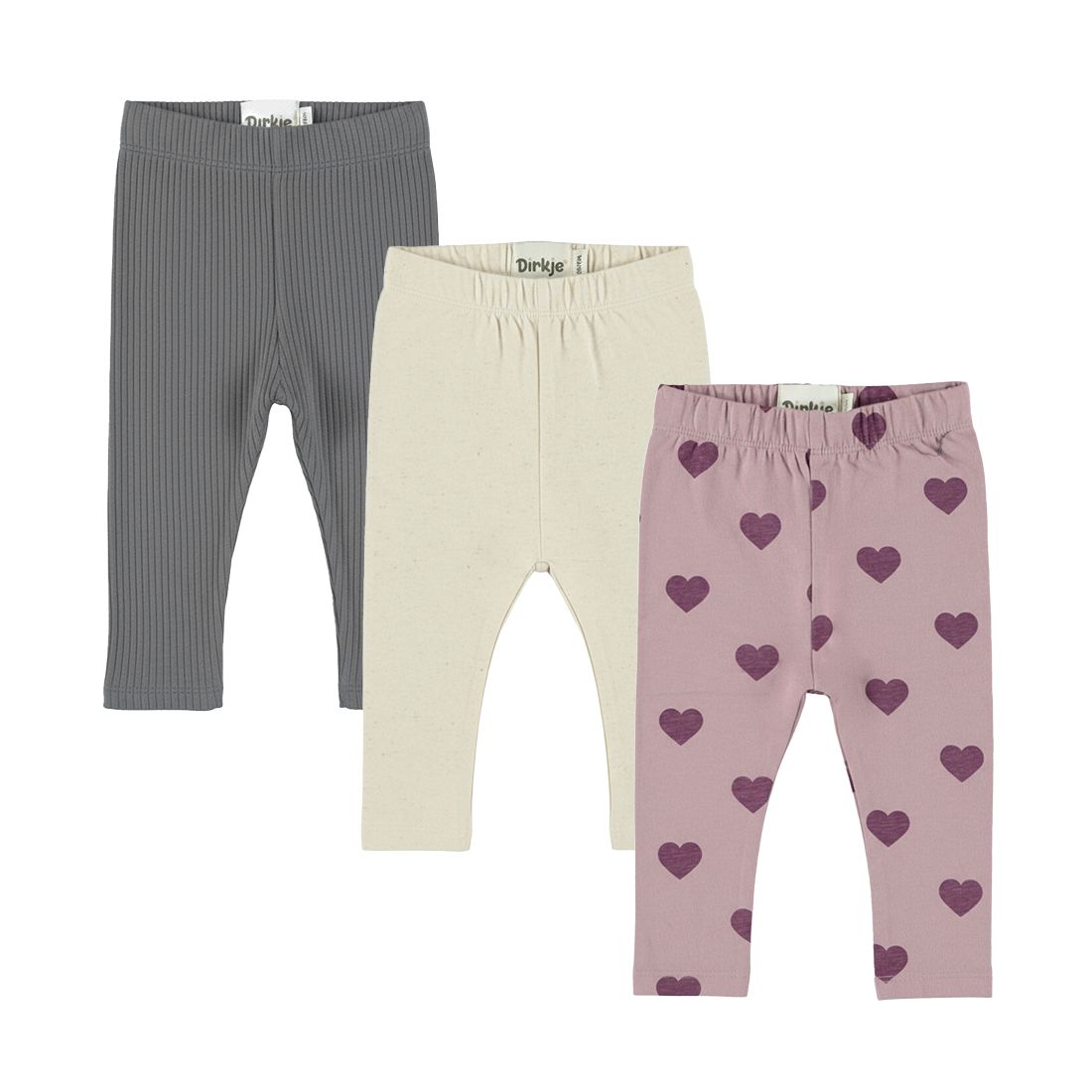 Dirkje Leggings, 3-pack Iron Gate M60405-35
