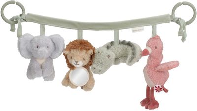 Little Dutch Wagenspanner  - Safari Friends GRS Green, grey, yellow, brown, pi L