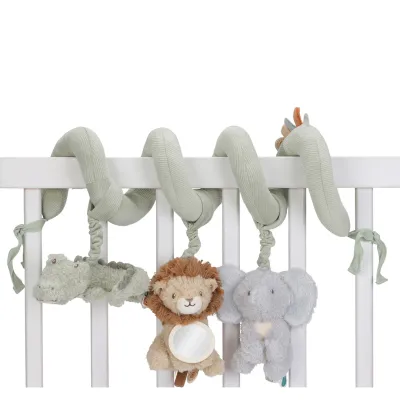Little Dutch Activiteitenspiraal - Safari Friends Green, grey, yellow, brown LD8