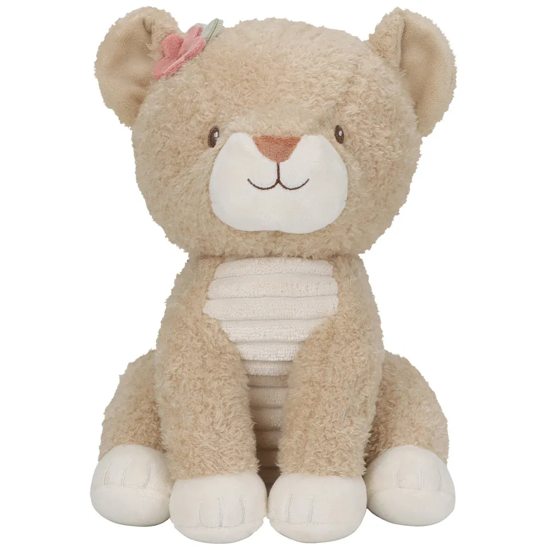 Little Dutch Knuffel Leeuwin  17 cm - Safari Frie Brown, white, pink, green LD83