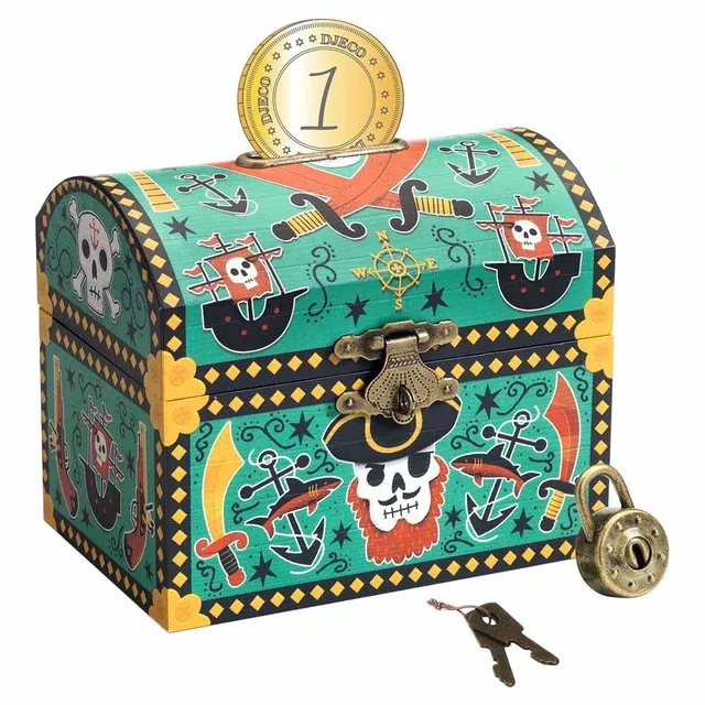djeco Money Box - Pirate birds  DD03331