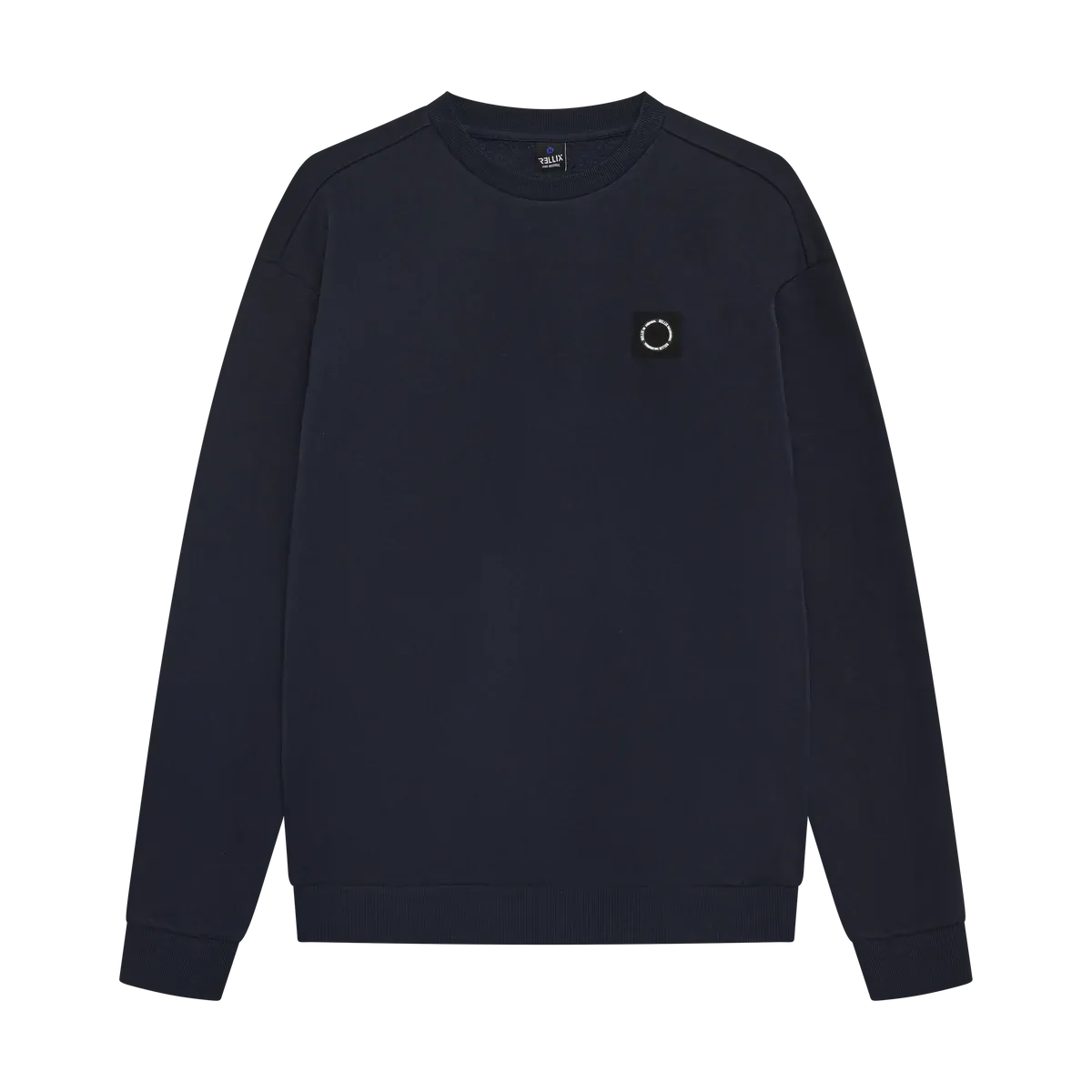 Rellix Loose Fit Sweat Badge Brushed Navy 940560