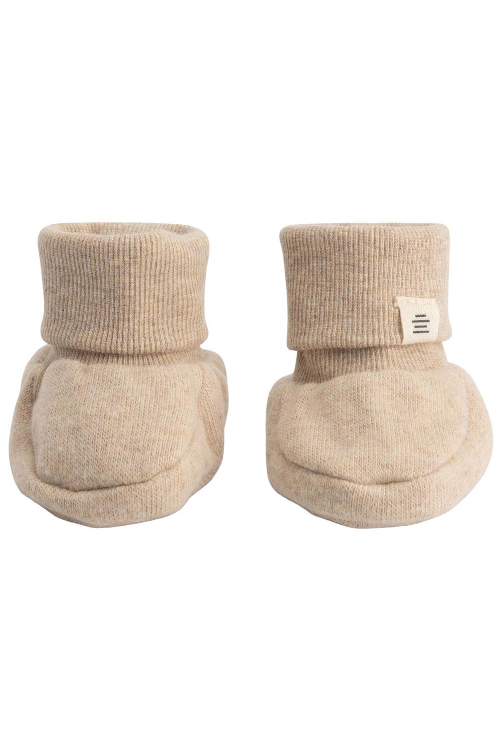 A Tiny Story baby slippers Beige melange TIN26429935