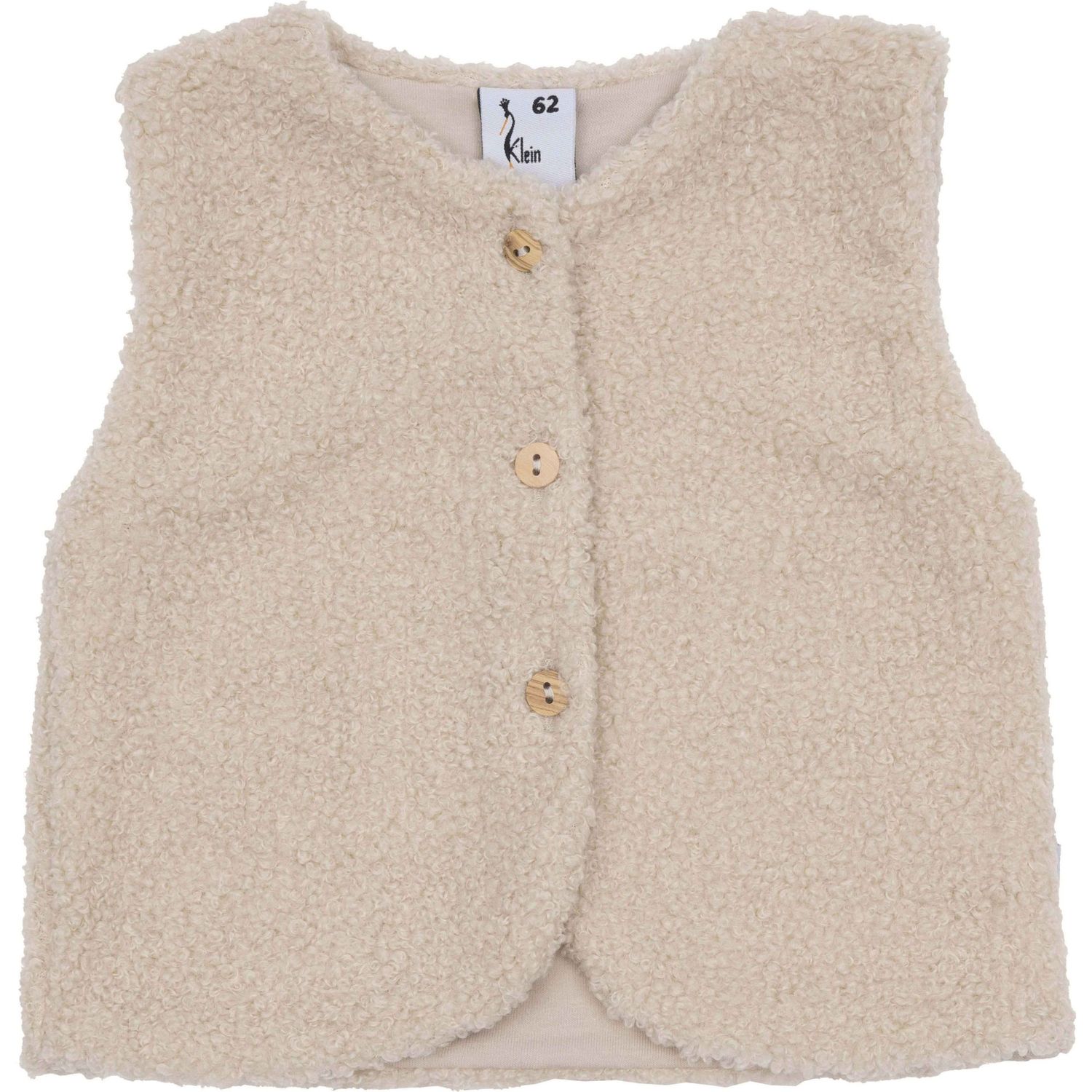 Klein Baby Teddy Gilet Beige/Sand KC496