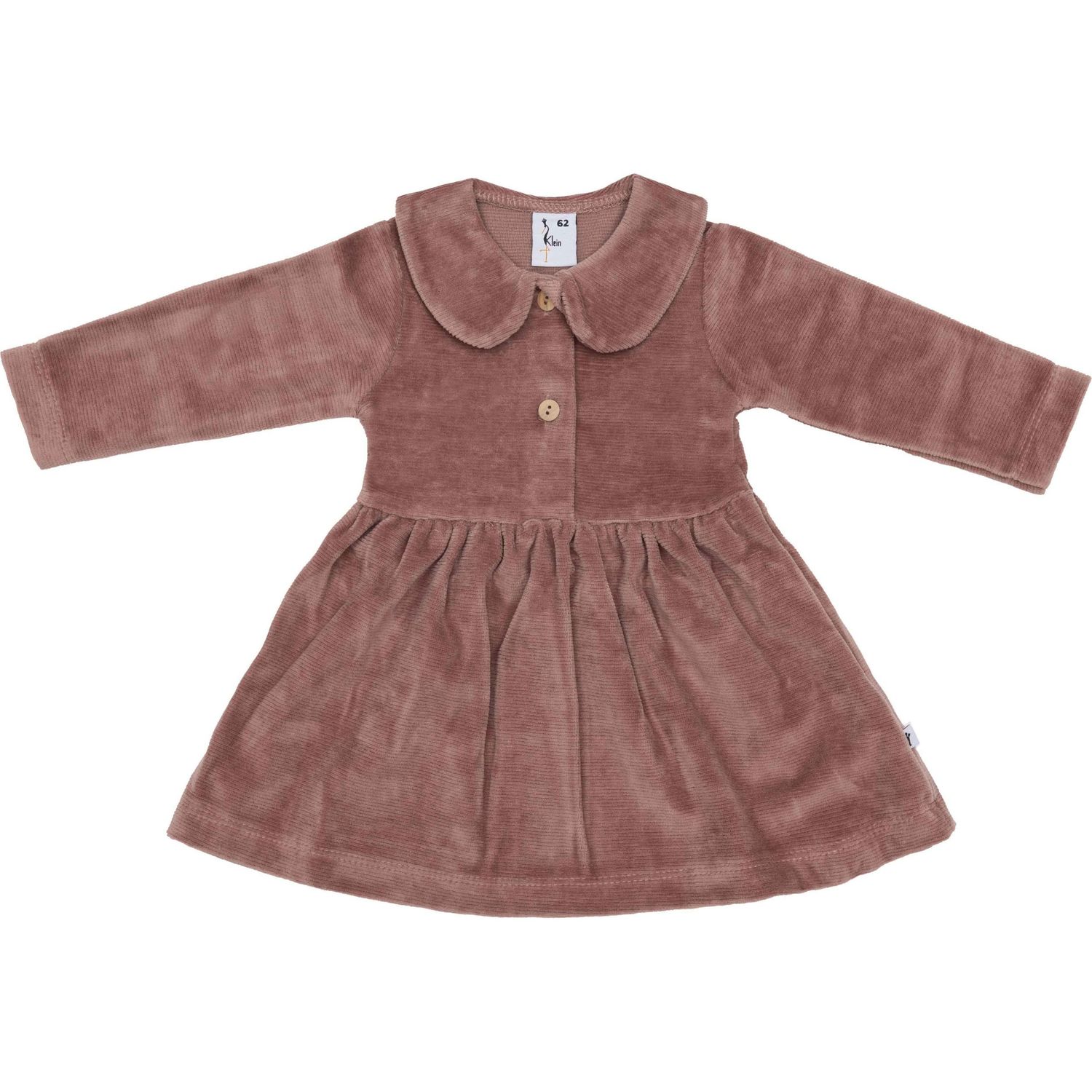 Klein Baby Polo Dress Rib Reddish Brown KC489