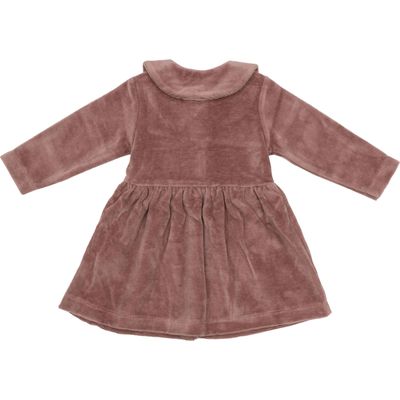 Klein Baby Polo Dress Rib Reddish Brown KC489