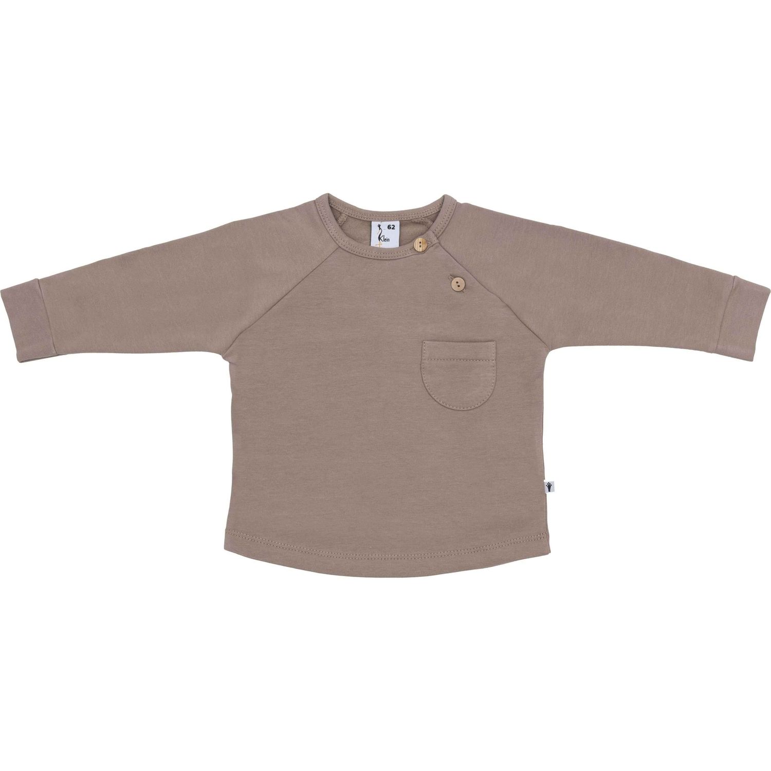 Klein Baby Sweater Pocket Brown AW26 KC480