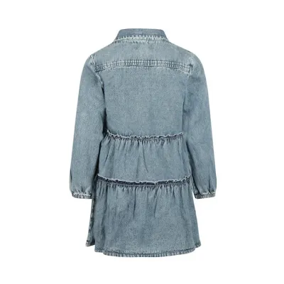 Koko Noko Dress ls Denim light blue M60980-37