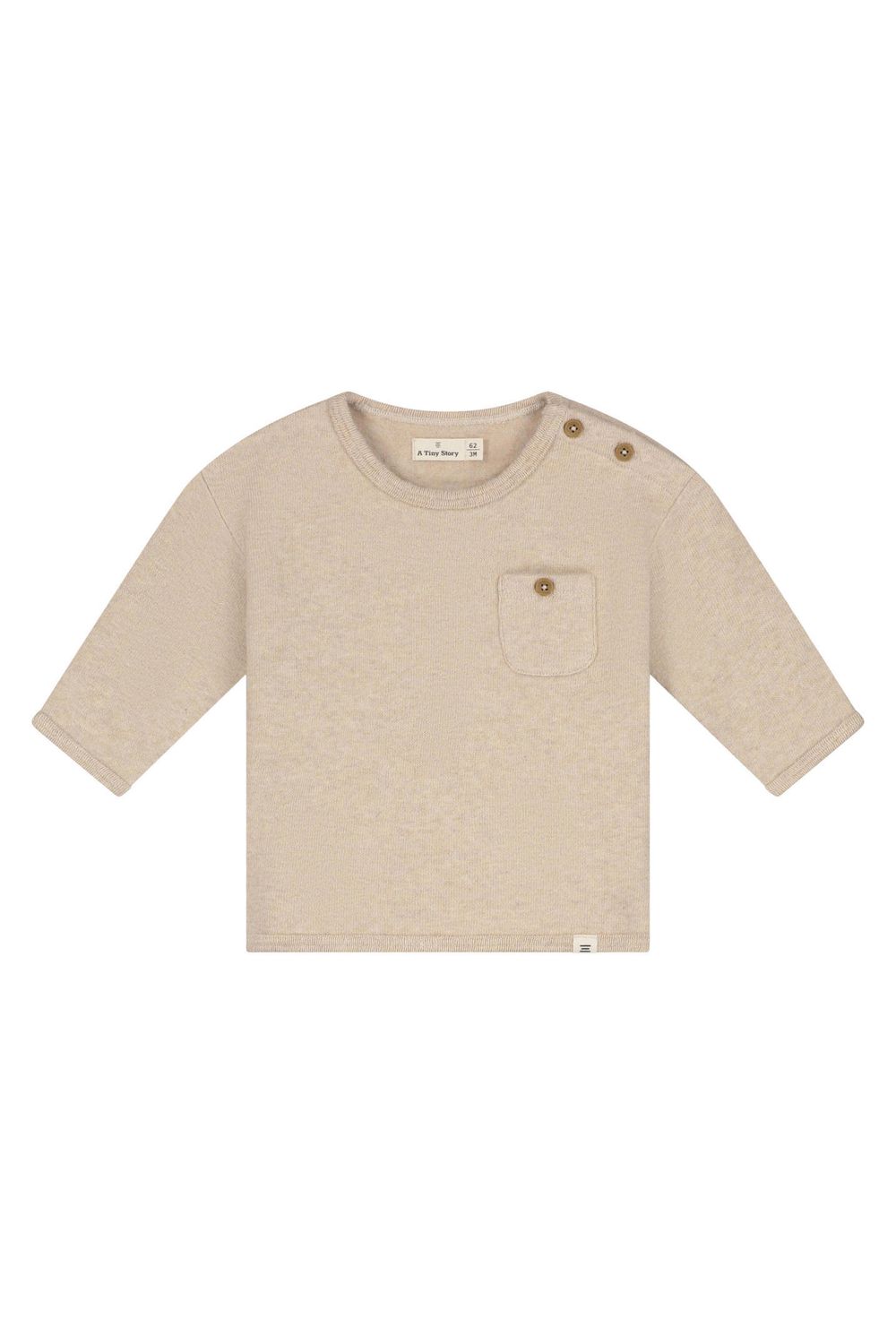 A Tiny Story baby pullover Beige melange TIN26429334