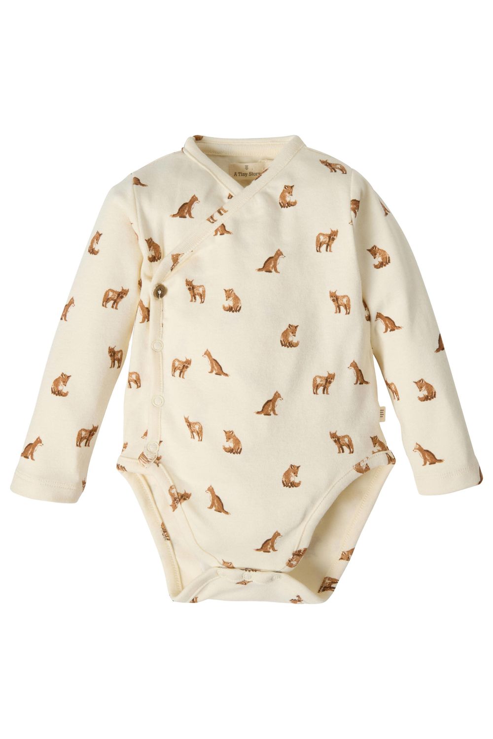 A Tiny Story baby romper long sleeve Ivory TIN26429641