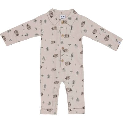 Klein Baby Polo Jumpsuit AOP Hedgehog KC475