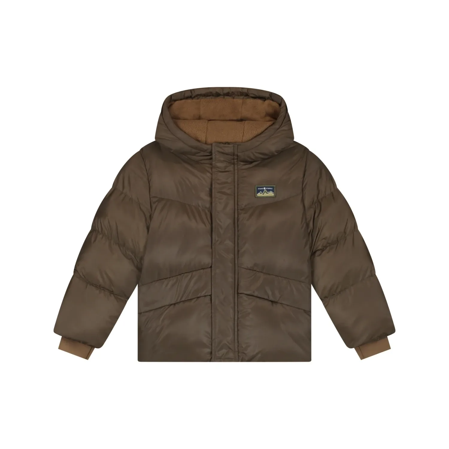 Stains &amp; Stories boys winterjacket Dark Brown SSA26507171