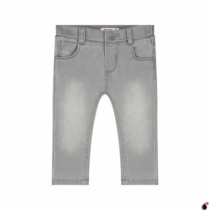 Babyface baby boys pants light grey denim BBE26527279
