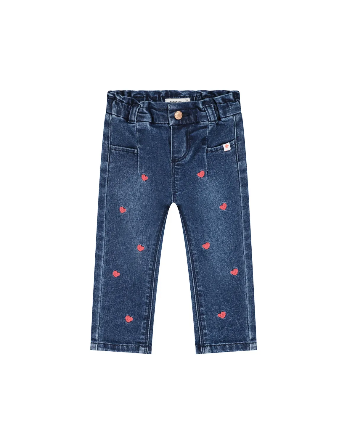 Babyface baby girls denim pants paperbag Dark blue denim BBE26528220