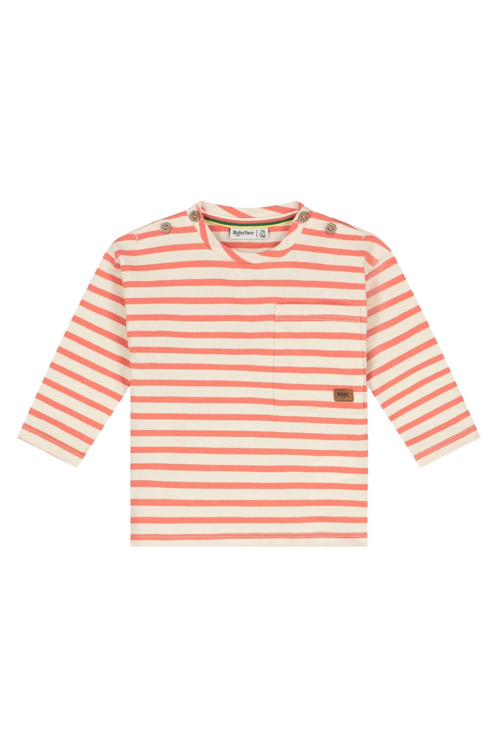 Babyface baby boys t-shirt long sleeve Grapefruit BBE26527671