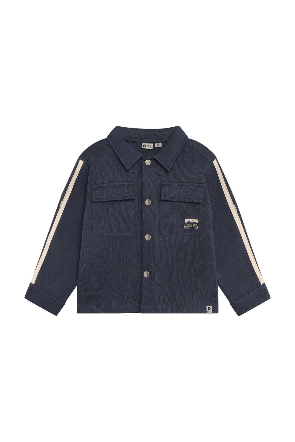 Daily Seven Shirt Jacket Backprint Odyssey Gray 920435
