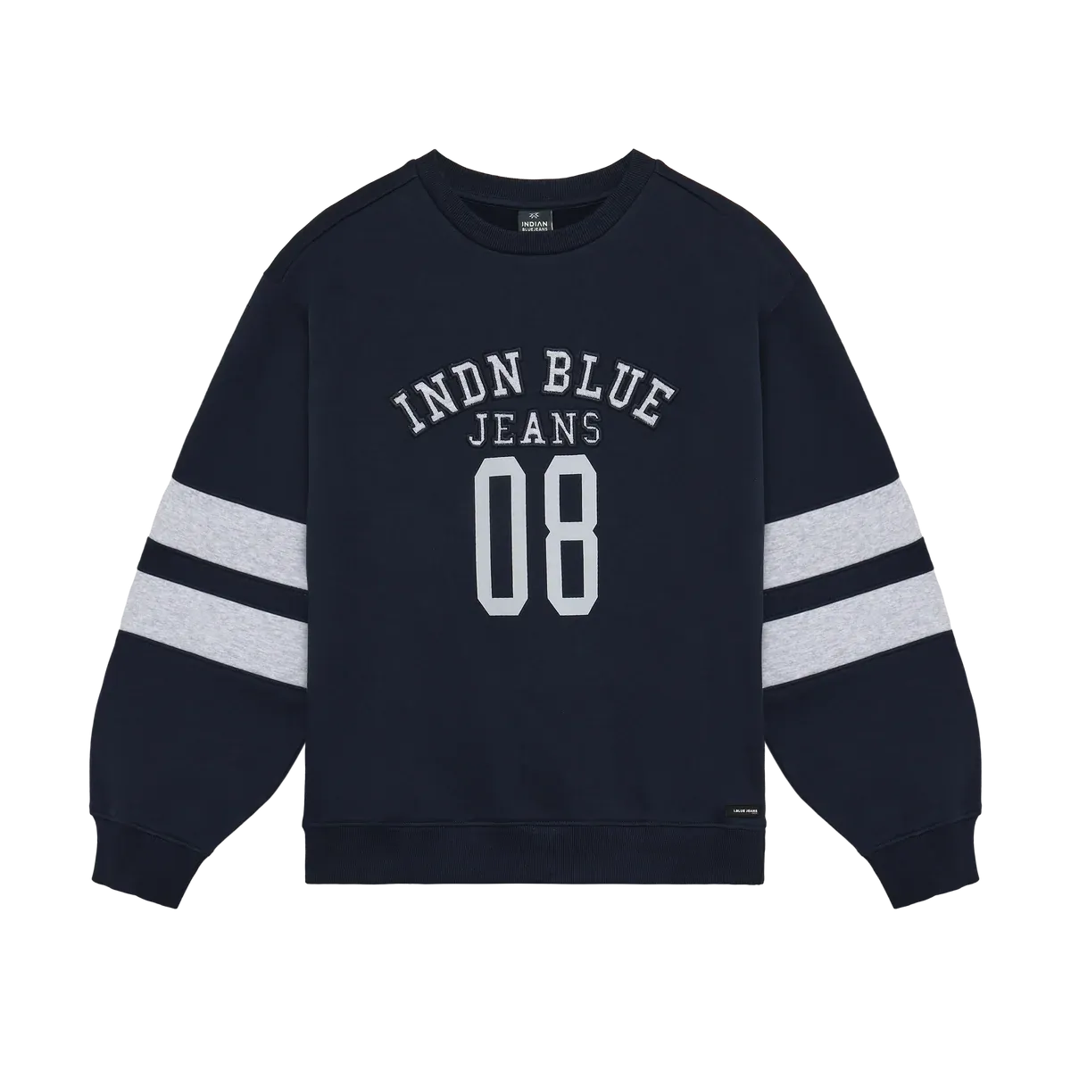 Indian Blue Jeans Loose Fit Sweat College Brush Deep Navy 960833