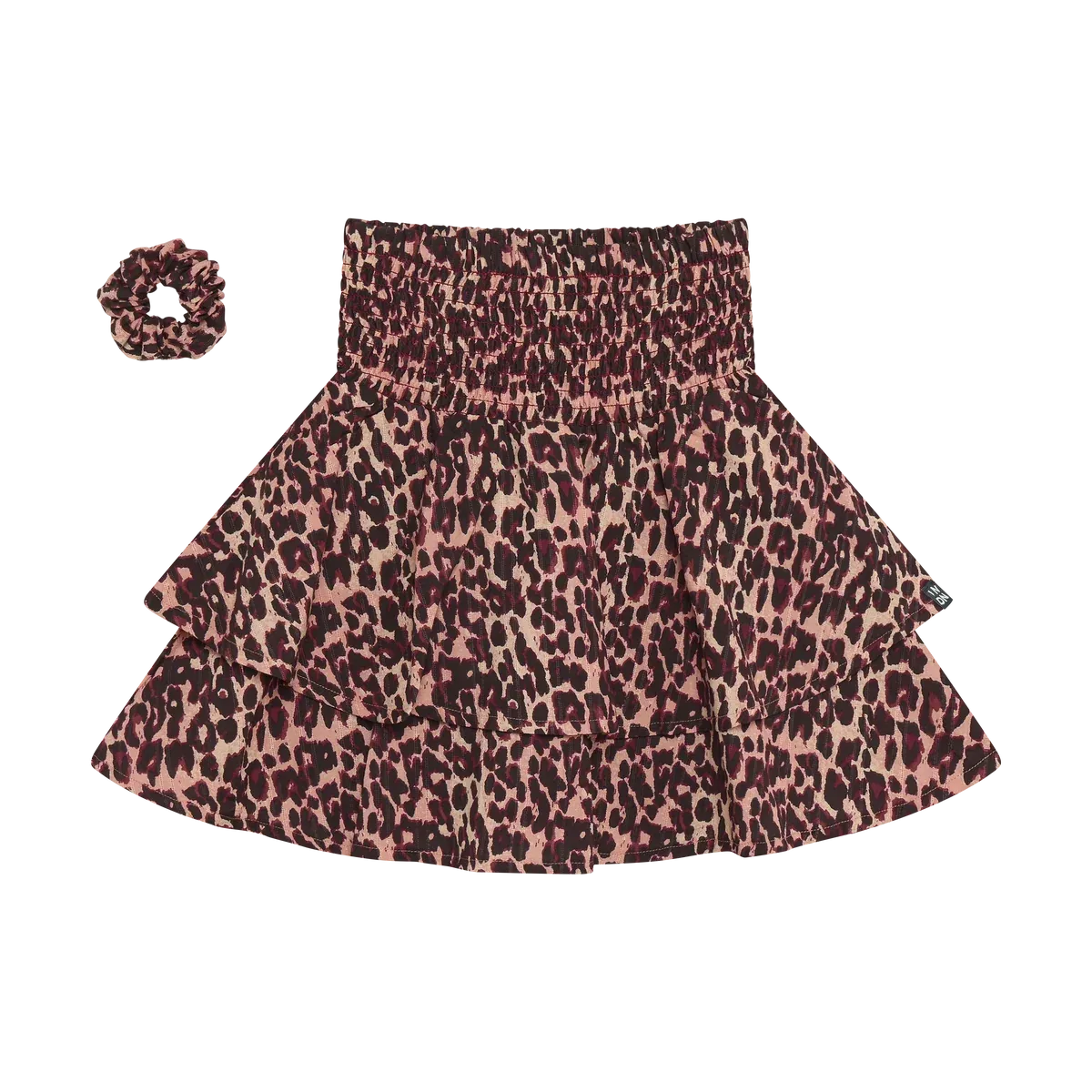 Indian Blue Jeans Skirt Leopard Fig 971019